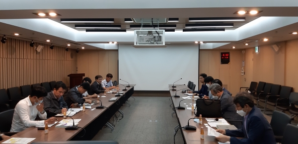 대전시, 서한건설 본사 방문 모습