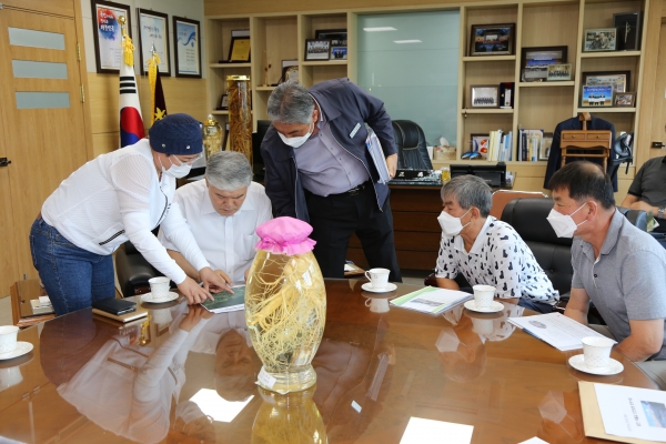 열린군수실 운영모습