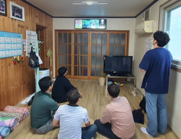 경로당 주민정보알림시스템 시연모습