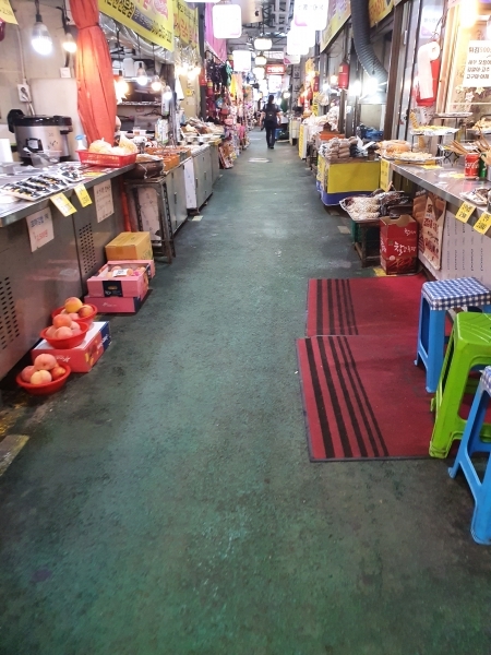 한민시장 하수관 교체공사 구간 현장사진