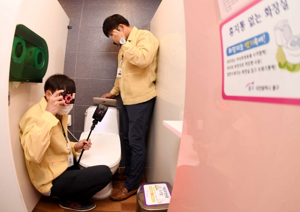 청사 본관과 별관 내 여자화장실 54곳 점검결과 이상 무