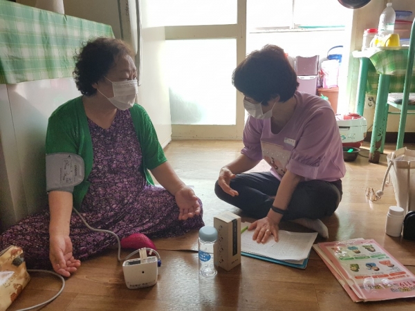 온열질환 예방활동 장면