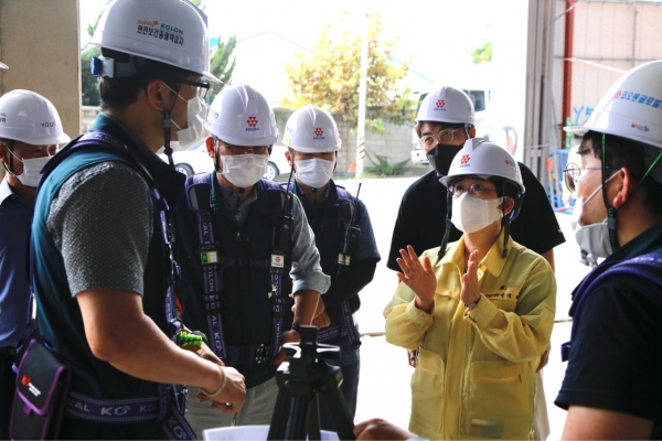대화동 지식산업센터 건축현장 점검모습