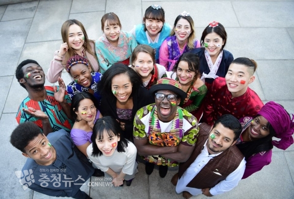 선문대 외국인 학생들