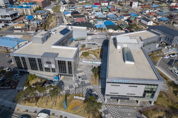 홍성읍사무소 및 보건소 전경