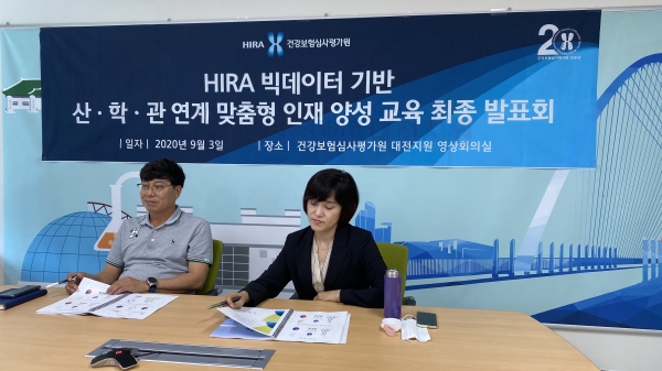 팀별 프로젝트 결과 발표 사진