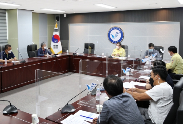 고위험시설 대표자와 간담회 장면