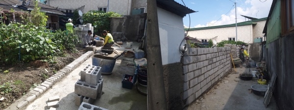 청양군  통합관리 대상자 주거환경개선 지원-사업 전, 사업후 모습