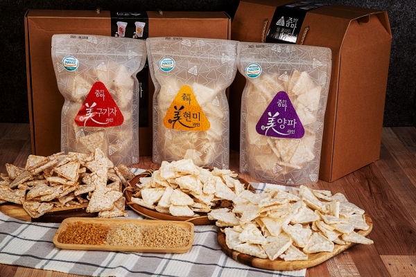 한가위 선물로 청양지역 농산물 가공품 인기-생활개선회 제품