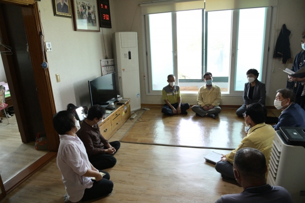 박정현 부여군수 이웃 방문-남면