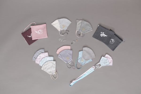 백제 팔문양 전돌 마스크 세트(대상 수상작)