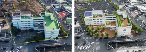 금산을지병원 리모델링 전후 예상도