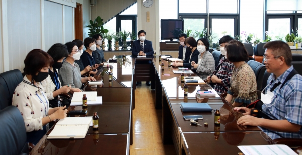 아산시의회-어린이집연합회 간담회.