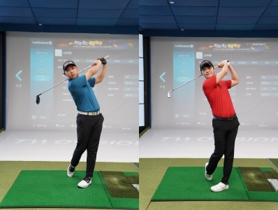 지난 8월 열린 2020 삼성증권 GTOUR 남자대회(GTOUR MENS) 4차 결선 대회에서 준우승을 차지한(좌) 송명규 선수, (우) 우승자 최민욱 선수