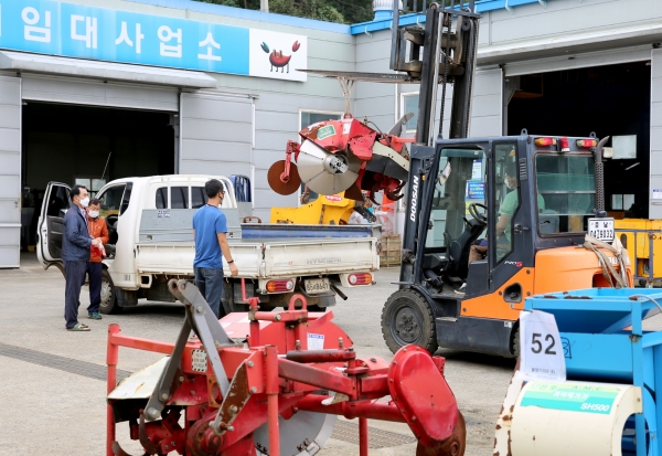 공개추첨 모습.