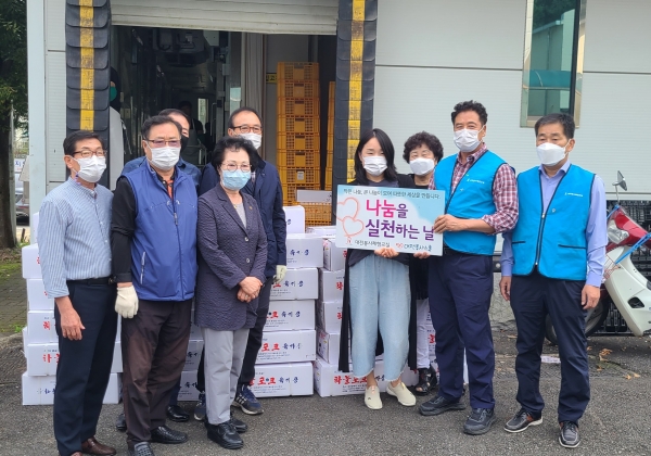 대전봉사체험교실, 대전지방보훈청에 추석 명절 보훈가족 위문품 전달