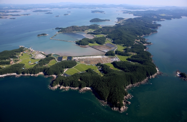 가로림만 전경.