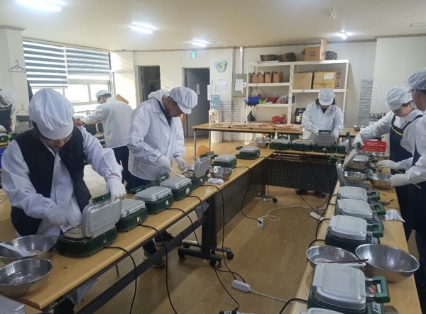 자활사업단 ‘누룽지 사업단’ 운영 모습