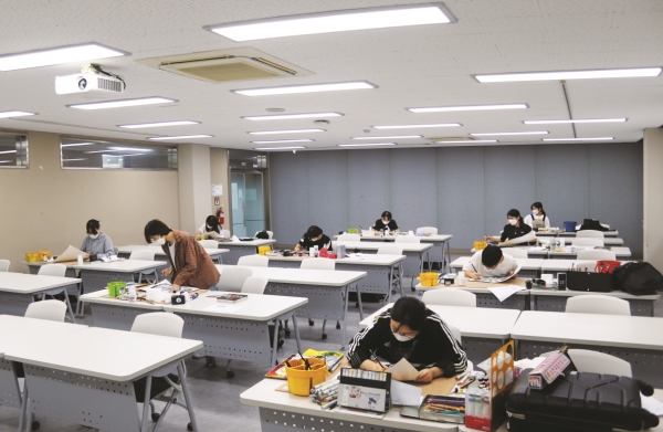 한밭대는 교내 디자인관에서 2020 전국 고교생 디자인 실기대회를 개최했다.