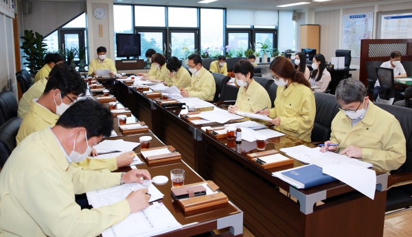 아산시의회 제4회 의원회의 모습.