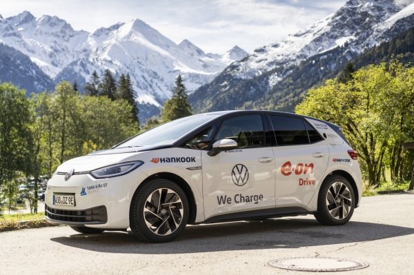 한국타이어 윈터 아이셉트 에보3, 폭스바겐 ID.3 독일 투어에 장착