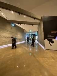 전시관 방역 모습