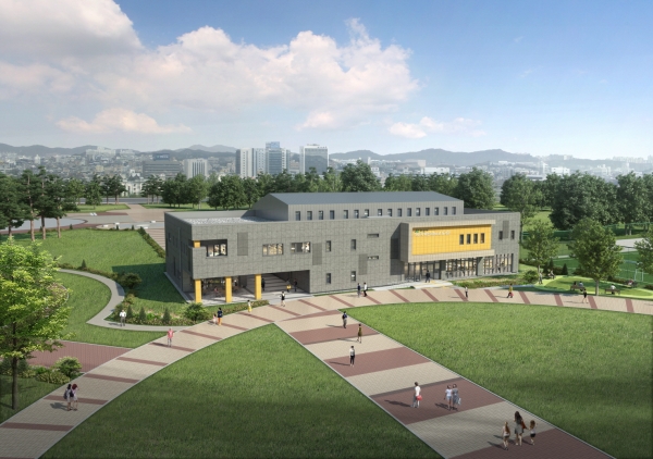 아산시꿈샘어린이청소년도서관 조감도