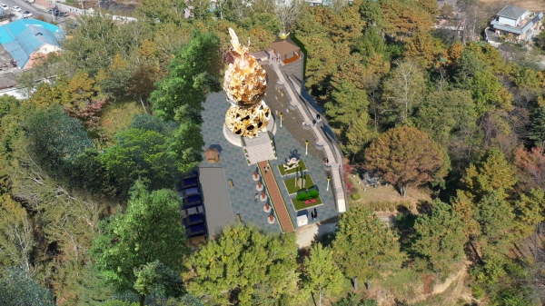 랜드마크 조성 현장 조감도