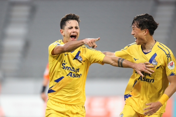 충남아산축구단 모습