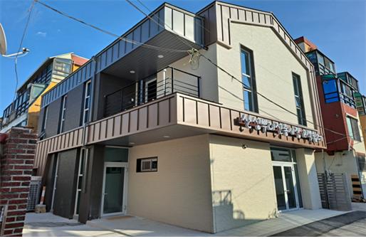 산성시장 쉼터 준공