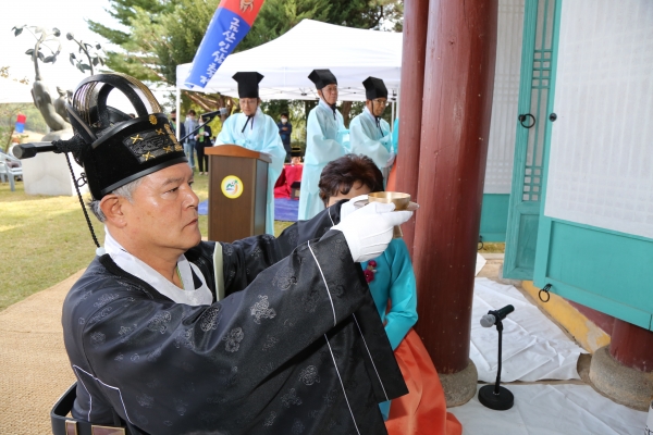 해설이 있는 개삼제 현장