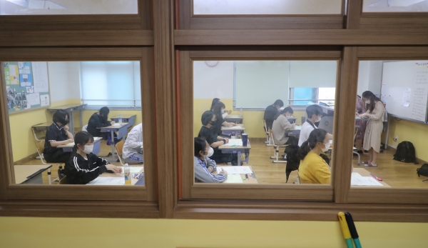 9월 모의평가 모습 / 충청뉴스DB