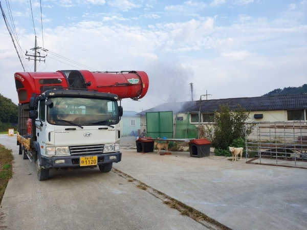 구제역·AI·ASF 유입 차단 특별방역기간 실시 모습