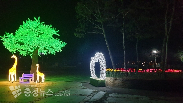 강경공원 조명경관 조성