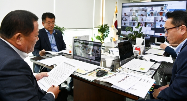 aT 박석배 상임감사 주재 해외지사 온택트 업무보고회