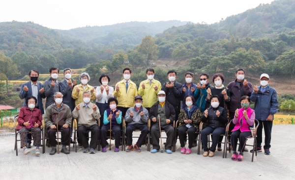 양승조 충남지사 청양군 방문 모습