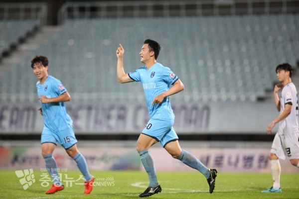 조주영 선수 득점 세레모니