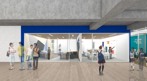 ​아산시 꿈샘 어린이청소년도서관 조감도​