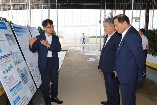연구협력 및 국비 예산확보를 위해 지난 7월 농촌진흥청에 방문 중인 문정우 금산군수