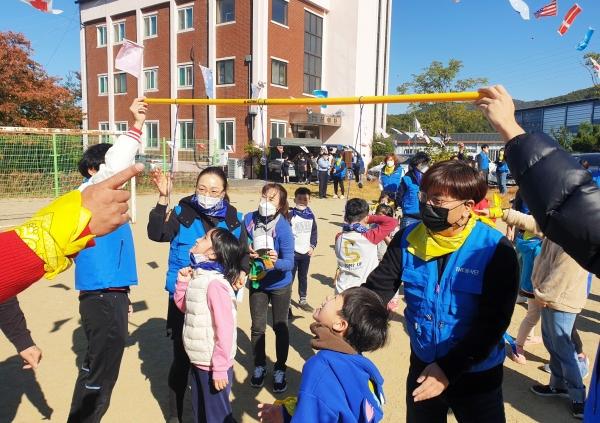 SL홀딩스, 천안 신아원과 함께하는‘명랑운동회’ 진행 모습