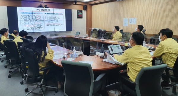 한국원자력연구원 비상대비태세 훈련.