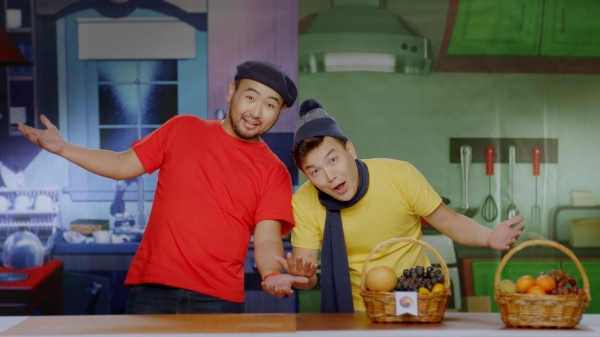 몽골 한국과일 광고 영상 사진