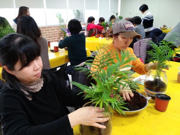 과거 도시농업 체험 모습