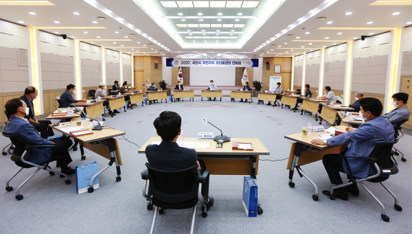 지난 9월 열린 2020 서산시 주민자치 리더들과 간담회
