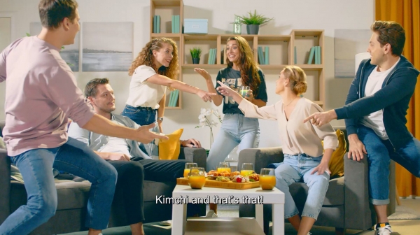 러시아 김치홍보영상 주요 장면