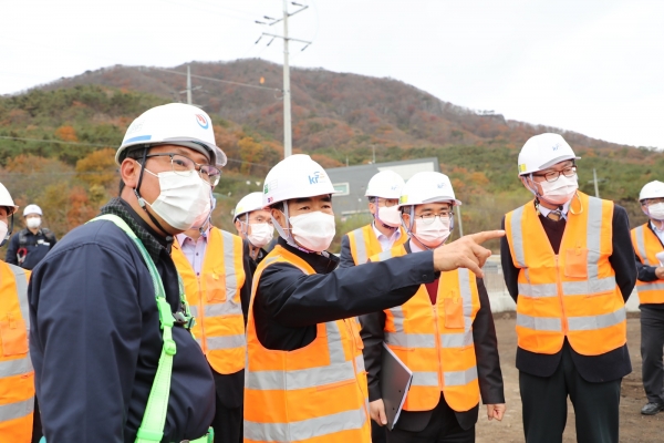 공사는 김인식 사장을 중심으로 하는 안전점검반을 구성하고 6일 순창지구 농촌용수체계재편사업 현장에 대한 안전점검을 실시했다