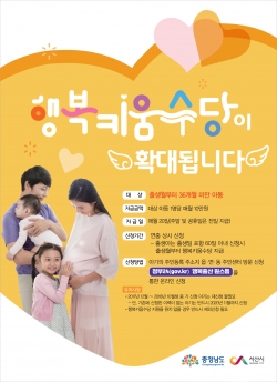 행복키움수당 홍보 포스터