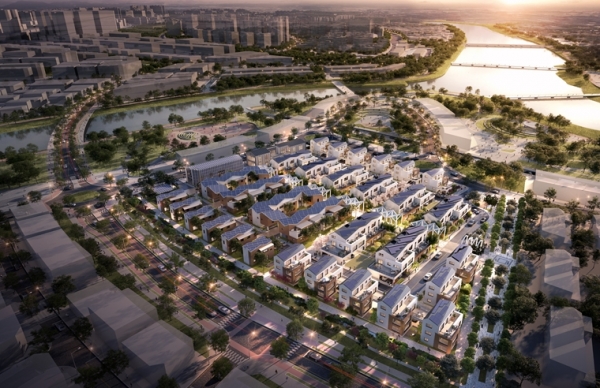 부산 스마트빌리지 전경 (조감도)