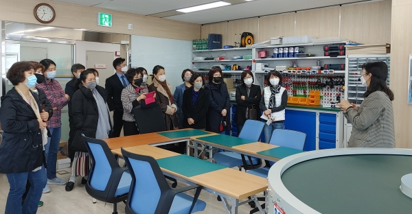 대전발달장애인훈련센터 연계 진로기관 탐방.