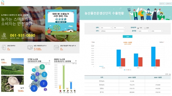 새롭게 단장한 농집 홈페이지